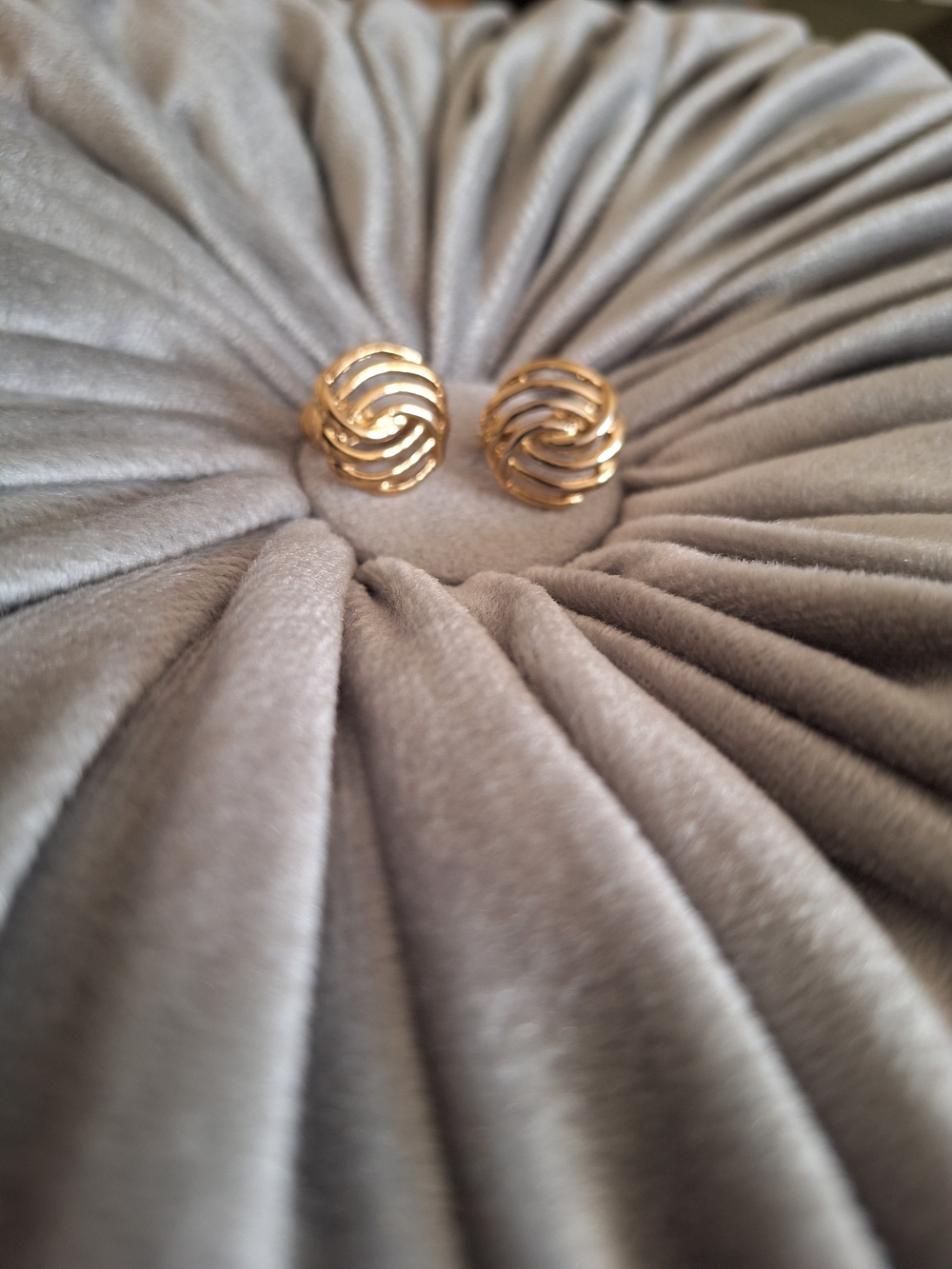 Gold-Tone Swirl Knot Clip-on Earrings - Women Jewelry - Monet